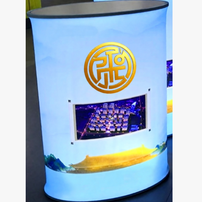 Adjustable height display stand