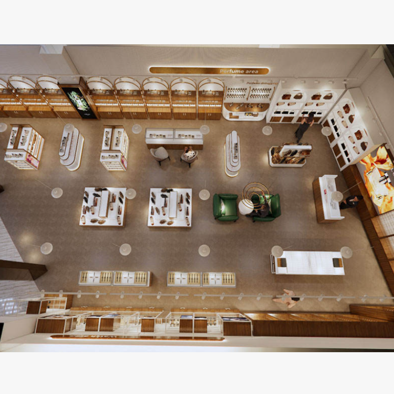 Whole store design for cosmetics