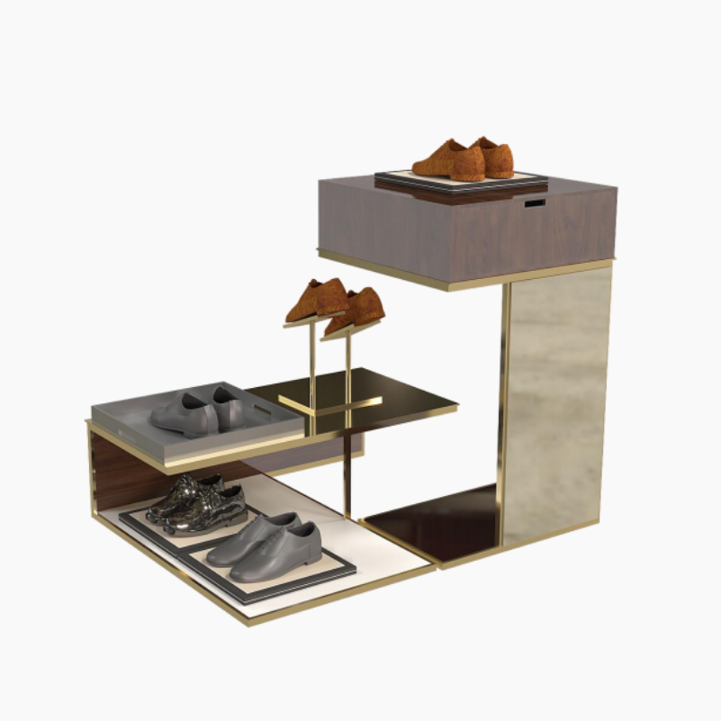 Shoe bag display rack