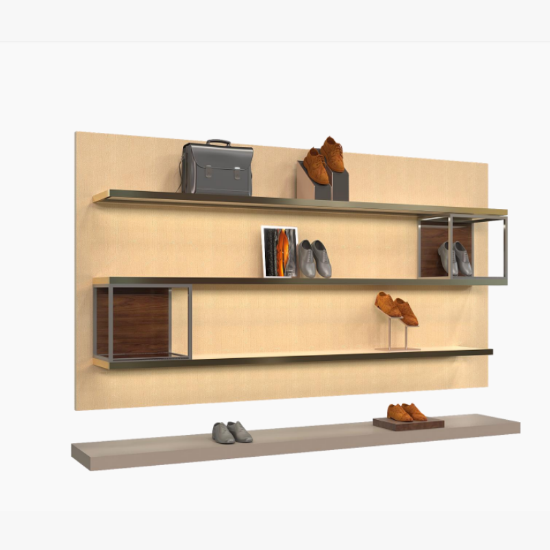 Shoe bag display rack